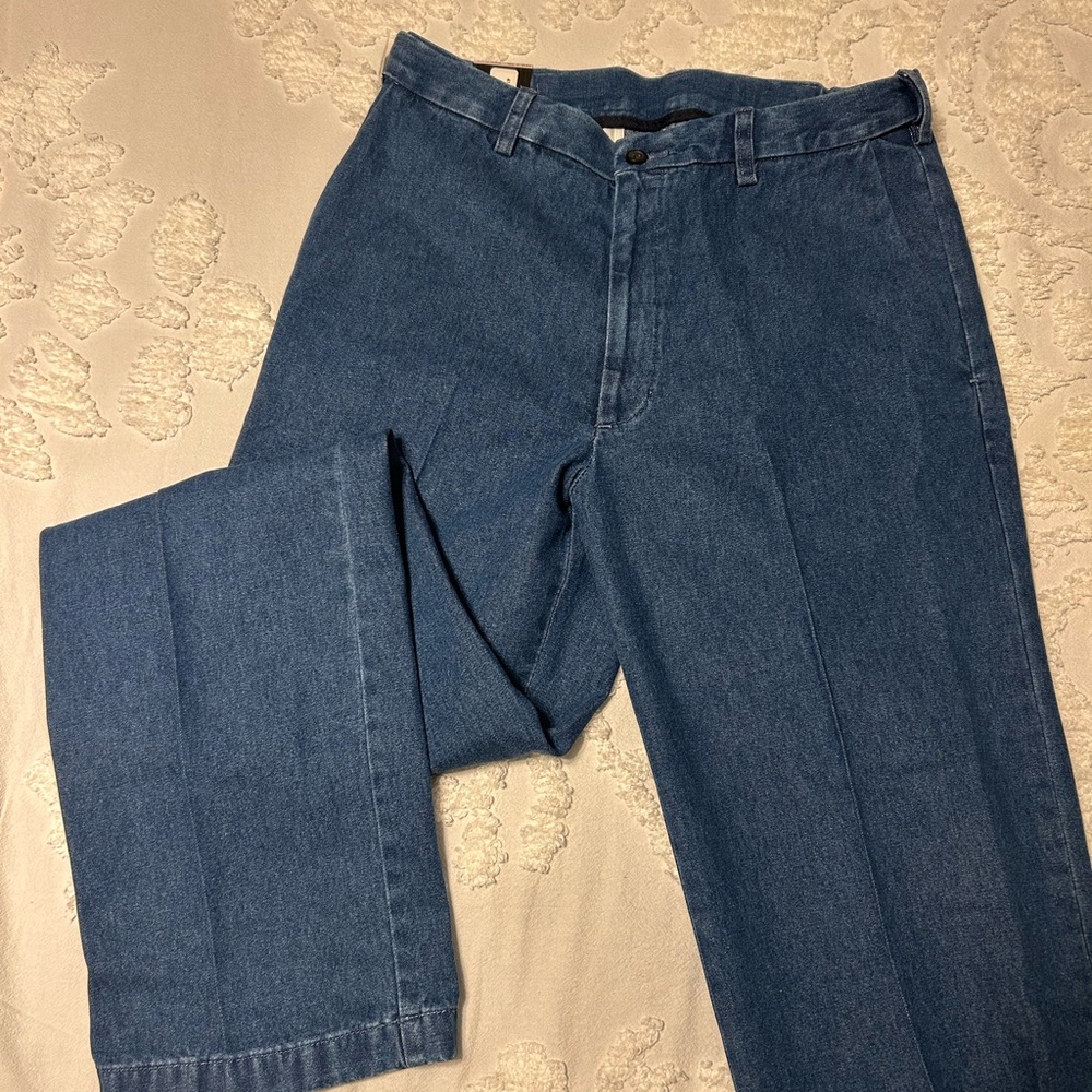 Haggar Men's Relaxed Fit Blue Jeans - NWT, 32W X 32L